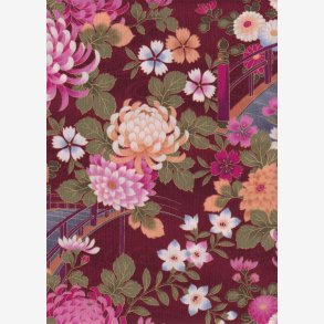 Blomster og broer/bordeaux