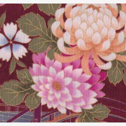 Blomster og broer/bordeaux