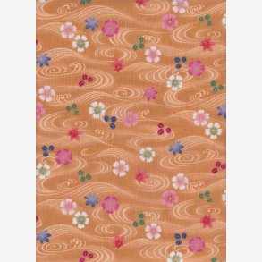 Blger og blomster p gylden