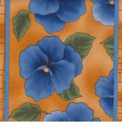 Blomsterstriber p gylden