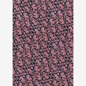 Rdt/hvidt mnster p sort