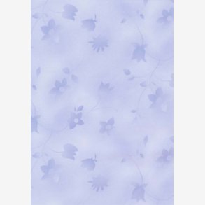 Lys bl tone-i-tone blomster