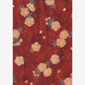 Ferskenfarvede blomster p rd