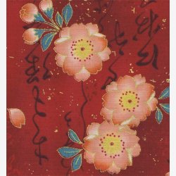 Ferskenfarvede blomster p rd