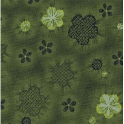 Stiliserede blomster p grn