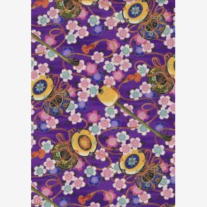 Snurretoppe og guitarer p lilla