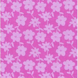 Stiliserede lyserde blomster p pink