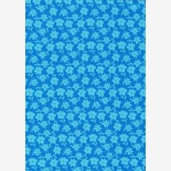 Stiliserede lys bl blomster p turkis