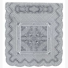 Hagerstown Feather Fortrykt Quilt top