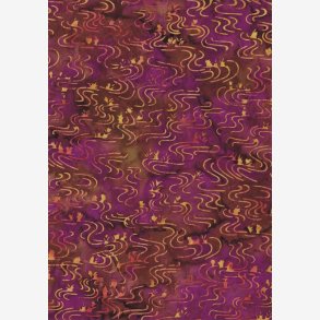 Blgelinier p lilla/brun (batik)