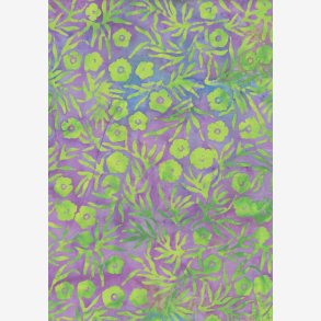 Lime blomster p lys lilla