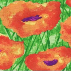 Orange valmuer p grn