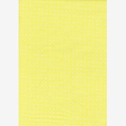 Hvide prikker p lysegul