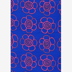 Stiliserede rosa blomster