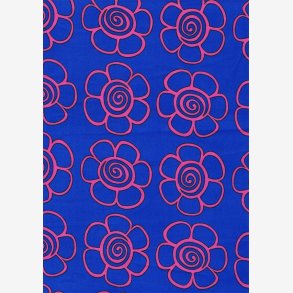 Stiliserede rosa blomster