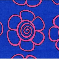 Stiliserede rosa blomster