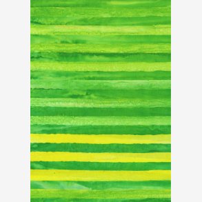 Elementals - Gule og grnne striber - batik