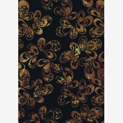 Brune 'blade' p sort (batik)