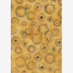 Cirkler og prikker p gylden