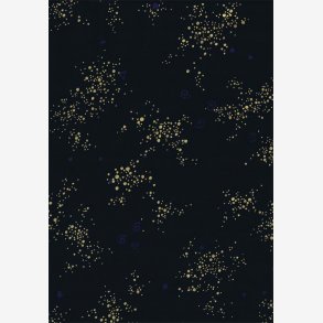 Sort med guldpletter