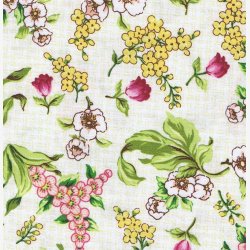 Sm sommerblomster p creme