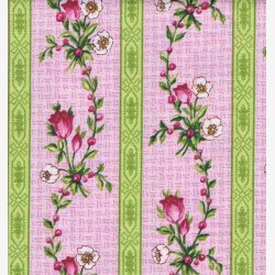 Blomsterranker i striber