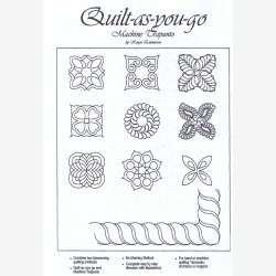 Trapunto - Quilt as you go Packet