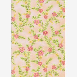 Blomsterkviste p lys fersken