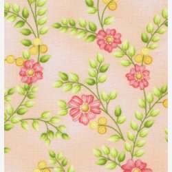 Blomsterkviste p lys fersken