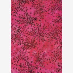 Pink batik med bregnemnster