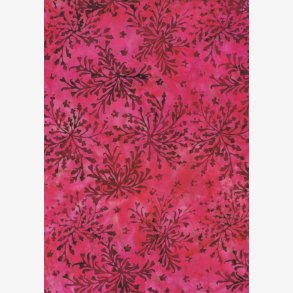 Pink batik med bregnemnster