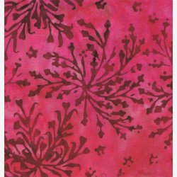 Pink batik med bregnemnster