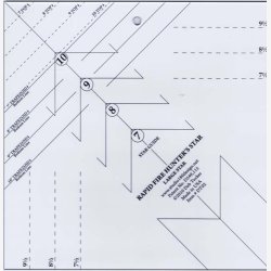 Hunter's Star skabelon, stor (7-10 blokke)"