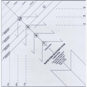 Hunter's Star skabelon, stor (7-10 blokke)