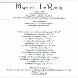 Maestro&#133; I'm ready