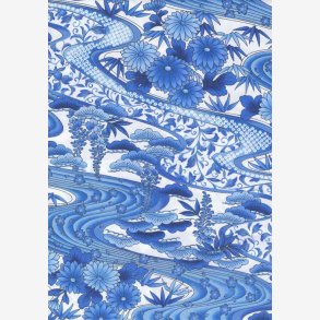 Bl blger og blomster