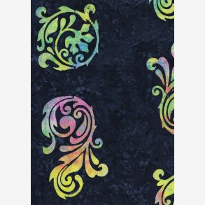 Motiver i pastelfarver til bort (batik)