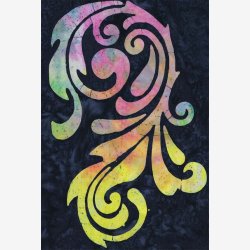 Motiver i pastelfarver til bort (batik)