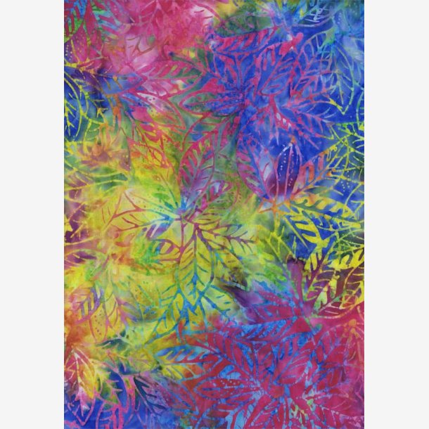 Multifarvet batik