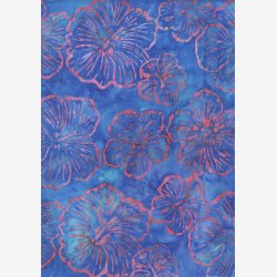Hibiscus p bl (batik)