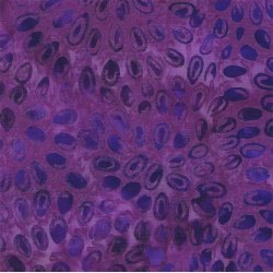 Blommefarvet tone-i-tone batik