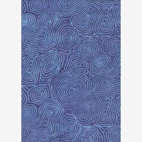 Blt grafisk mnster (batik)