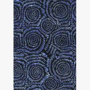 Lysebl 'fr' p mrk bl baggrund