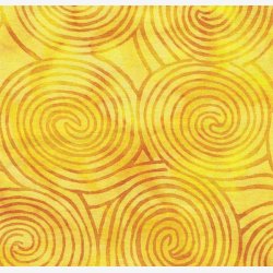 Gyldne spiraler p gul