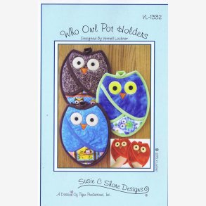 Who Owl Pot Holders - mnster til 'grillhandsker'
