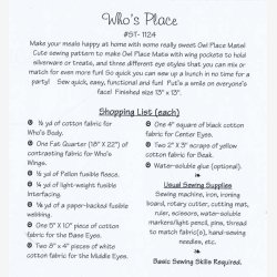 Who's Place - mnster til dkkeservietter