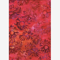 Blomster p rdorange (batik)