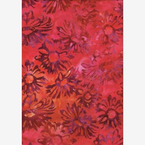 Blomster p rdorange (batik)