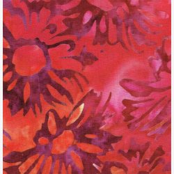 Blomster p rdorange (batik)