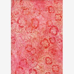 Koral tone-i-tone blomster (batik)